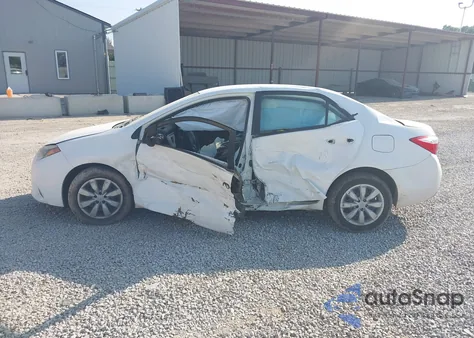 2016 Toyota Corolla Le z USA, uszkodzony, nr VIN 2T1BURHE0GC486214
